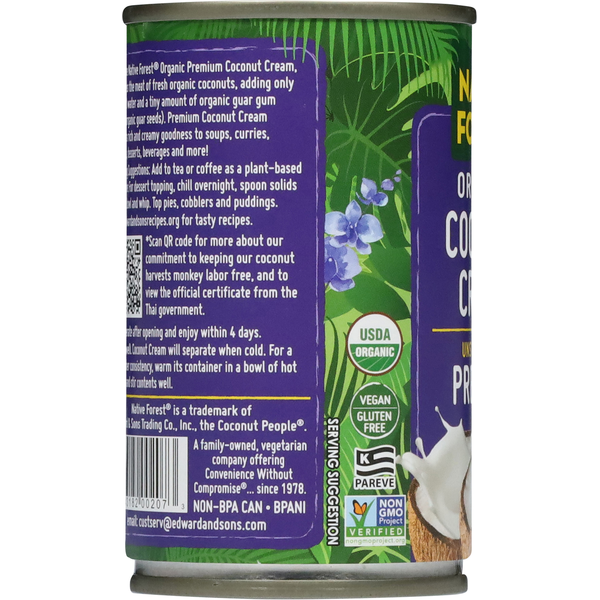 Native Forest Organic Premium Unsweetened Coconut Cream