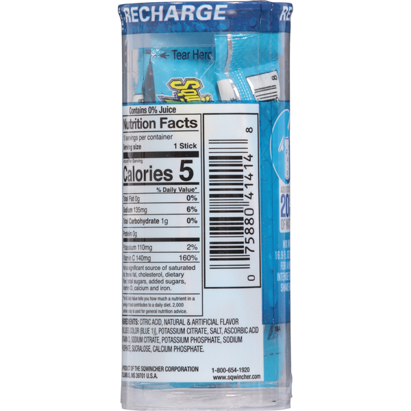 Sqwincher Zero Electrolyte Replenishment, Sugar Free, Mixed Berry, Restore