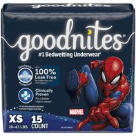 Goodnites Boys' Nighttime Bedwetting Underwear, Si...
️
