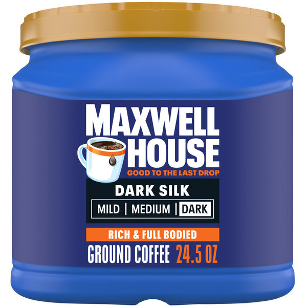 Maxwell House Dark Silk Dark Roast Ground Coffee