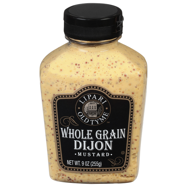 Lipari Old Tyme Mustard, Whole Grain, Dijon