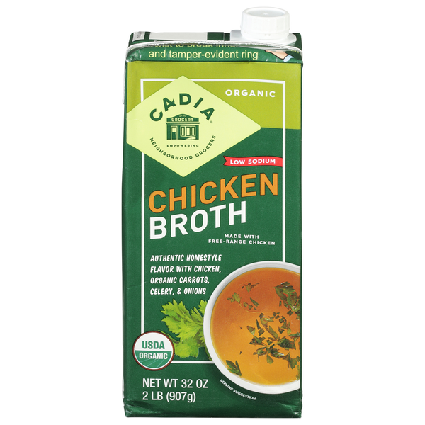 CADIA Low Sodium Free-Range Chicken Broth