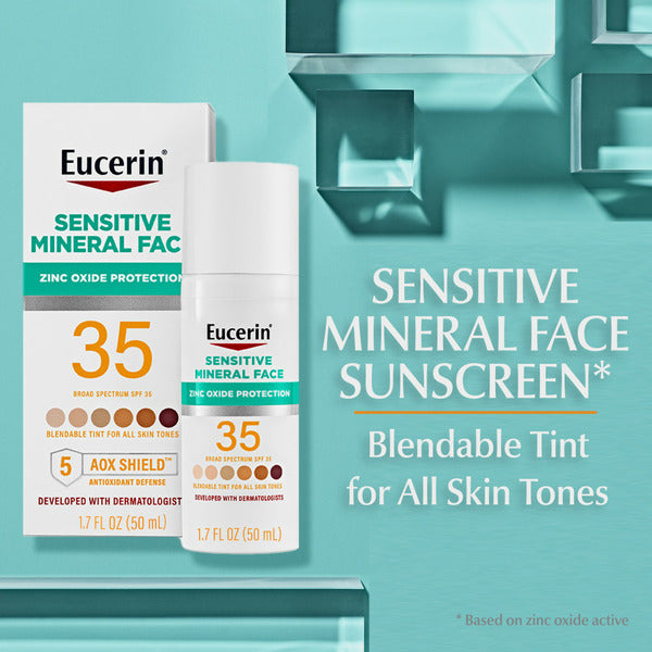 Eucerin Tinted Mineral Facescreen Lotion SPF 35