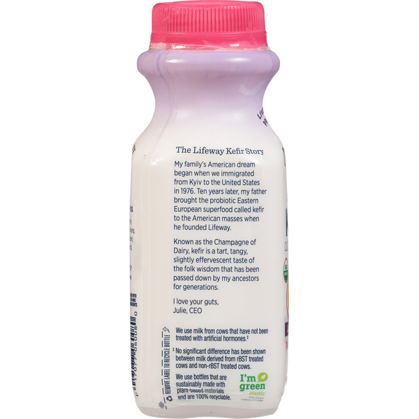 Lifeway Kefir, Organic, Lactose Free, Passionfruit Lychee