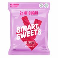 SmartSweets Red Twists, licorice type candy