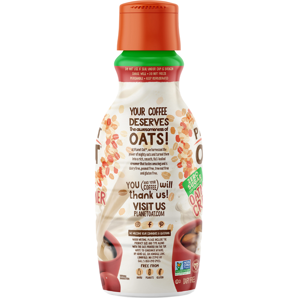 Planet Oat Zero Sugar Cinnamon Vanilla Oatmilk Creamer