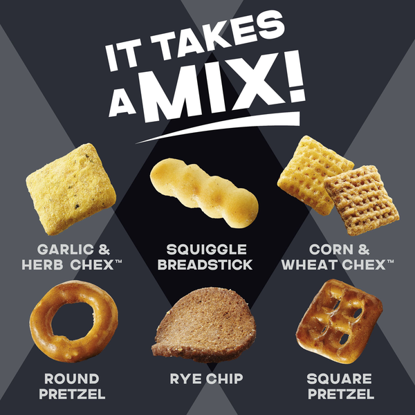 Chex Mix Bold Garlic and Herb Snack Mix