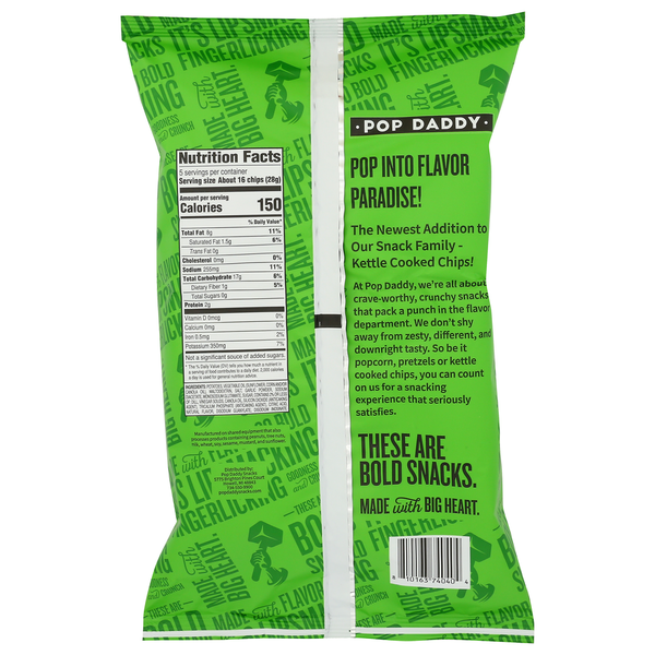 Pop Daddy Pretzels Kettle Chips