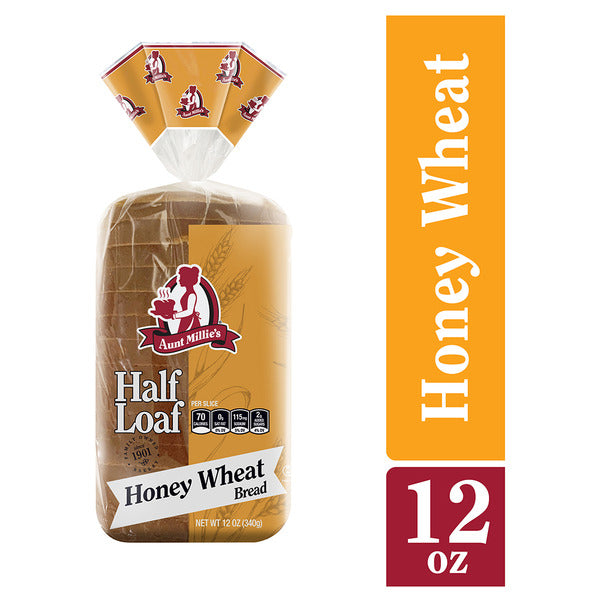 Aunt Millie's Half Loaf, Honey Wheat Bread
