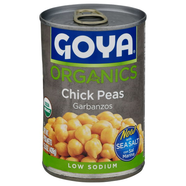 Goya Chick Peas, Low Sodium