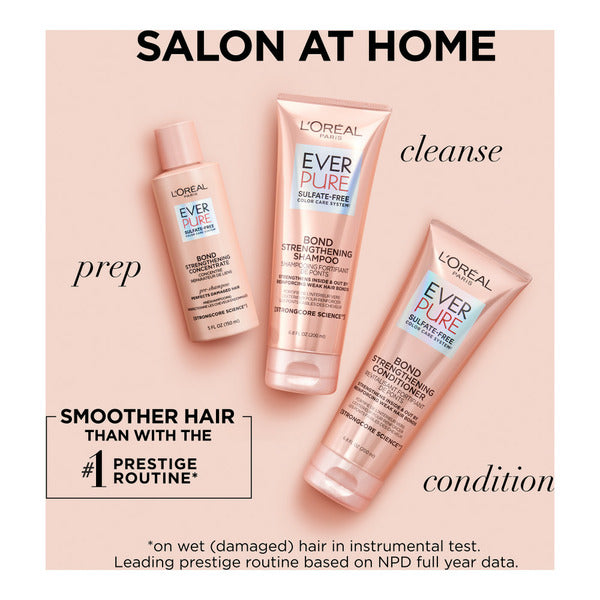 L'Oreal Sulfate Free Bond Repair Shampoo with Citric Acid,
