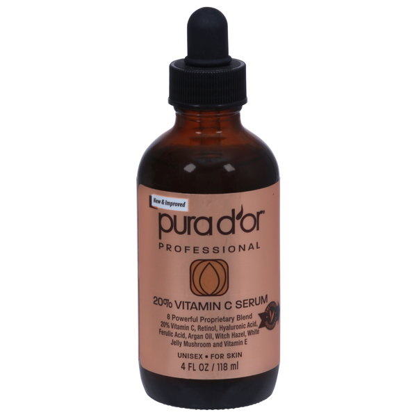 PURA D’OR Serum, 20% Vitamin C, Unisex, For Skin
