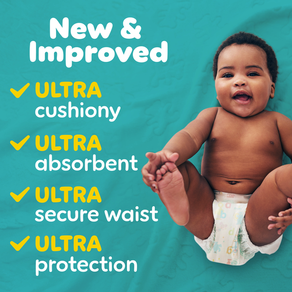 Pampers Baby Dry Diapers, Size 6 (35+ lb)