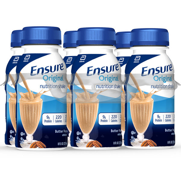 Ensure Original Nutrition Shake Butter Pecan Ready-to-Drink Bottles