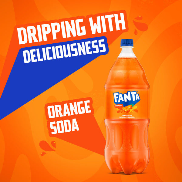 Fanta Orange Soda Bottle