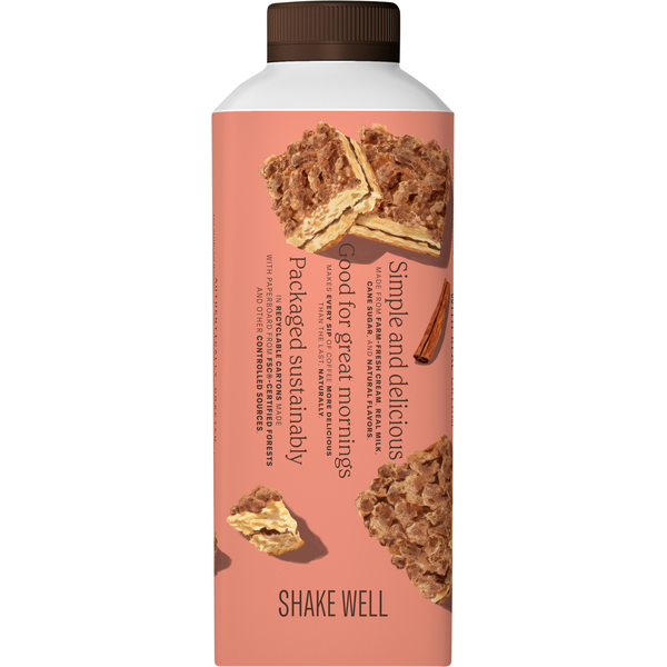 Chobani Coffee Creamer, with Real Cream, Cinnamon Coffee Cake
