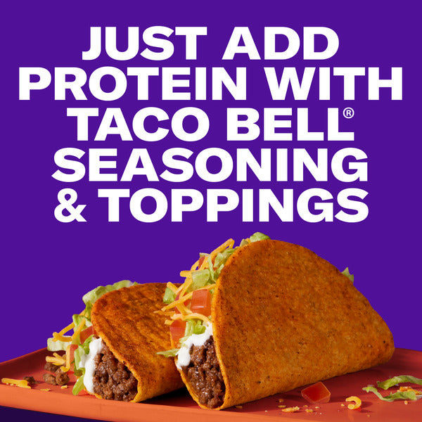Taco Bell Hot Crunchy Seasoned Flavor Taco Shells