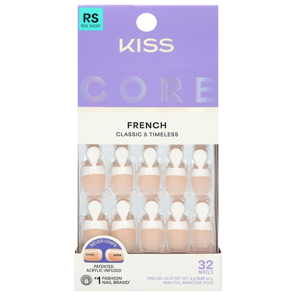 KISS If You Dare French Real Short Nails