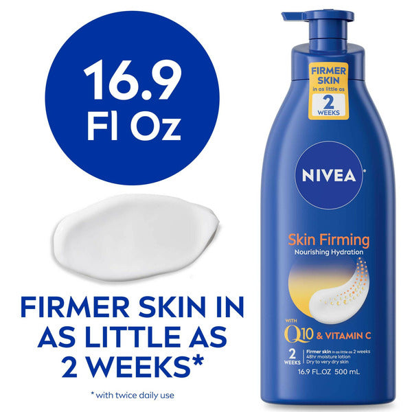 NIVEA Nourishing Skin Firming Lotion W/ Q10 And Vitamin C