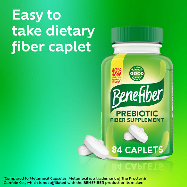 Benefiber Fiber Supplement Caplets