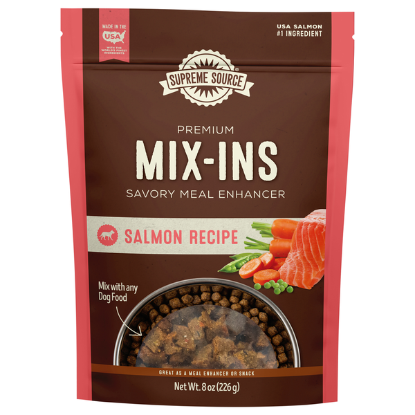 Supreme Source Dog Food, Premium Mix-Ins, Salmon Recipe