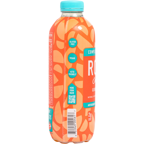 ROAR Organic Vitamin Enhanced Beverage, Organic, Georgia Peach