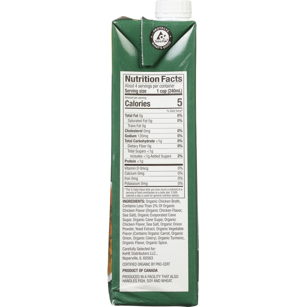 CADIA Low Sodium Free-Range Chicken Broth