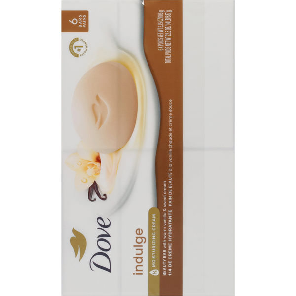 Dove Indulge Beauty Bar with Warm Vanilla & Sweet Cream