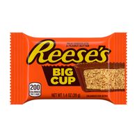 Reese's Big Cup Milk Chocolate Peanut Butter Cups, Candy Pack, 1.4 oz