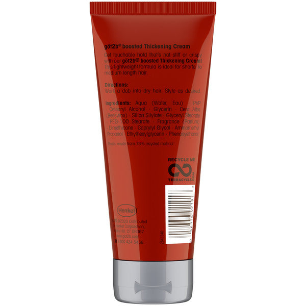Schwarzkopf göt2b Boosted Thickening Cream, 6 oz