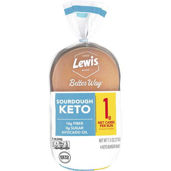 Lewis Bake Shop Sourdough Keto Burger Buns