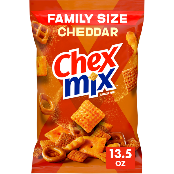 Chex Mix Cheddar Family Size Snack Mix