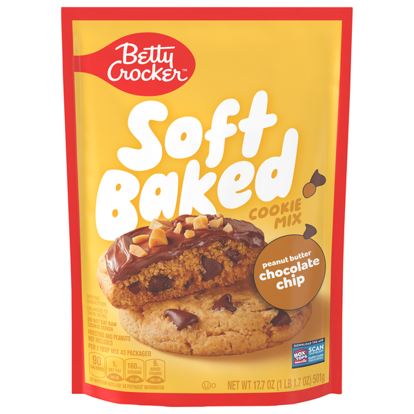 Betty Crocker Soft Baked Peanut Butter Chocolate Chip Cookie Mix