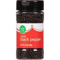 Food Club Black Pepper, Whole️