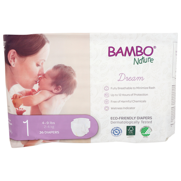 Bambo Nature Diapers Baby Size 1