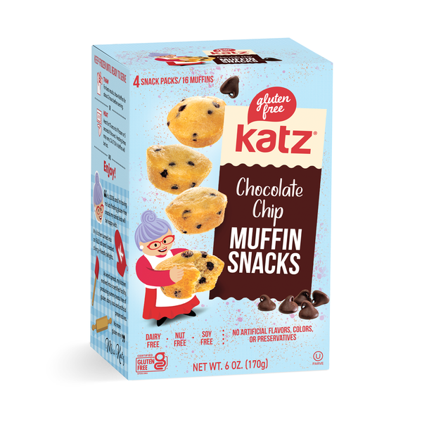 Katz Muffin Snacks - Chocolate Chip