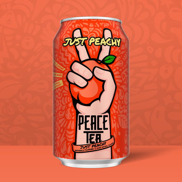 Peace Tea Just Peachy Iced Tea Cans