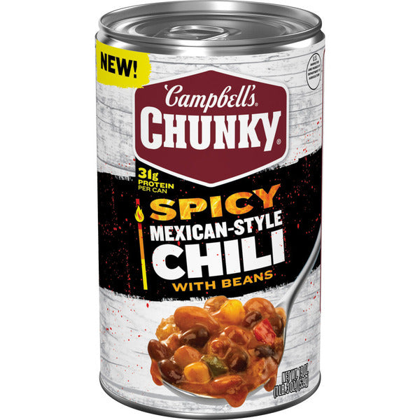 Campbell's Spicy Mexican-Style Chili With Beans