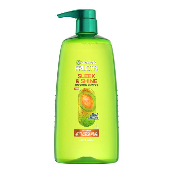 Garnier Sleek & Shine Shampoo, Frizzy, Dry, Unmanageable Hair
