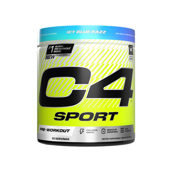 C4 Energy Sport Pre-Workout Icy Blue Razz