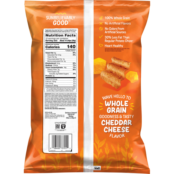 Sun Chips Whole Grain Snacks, Harvest Cheddar