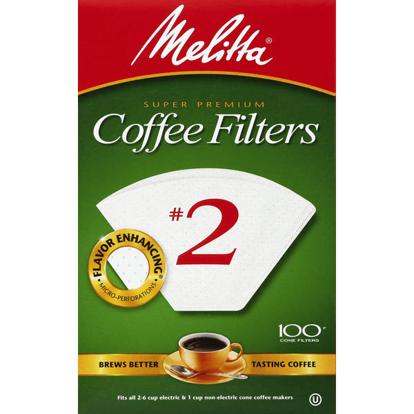 Melitta Coffee Filters, No.2, Super Premium