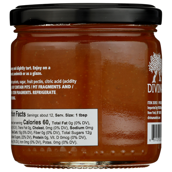 Divina Greek Apricot Spread
