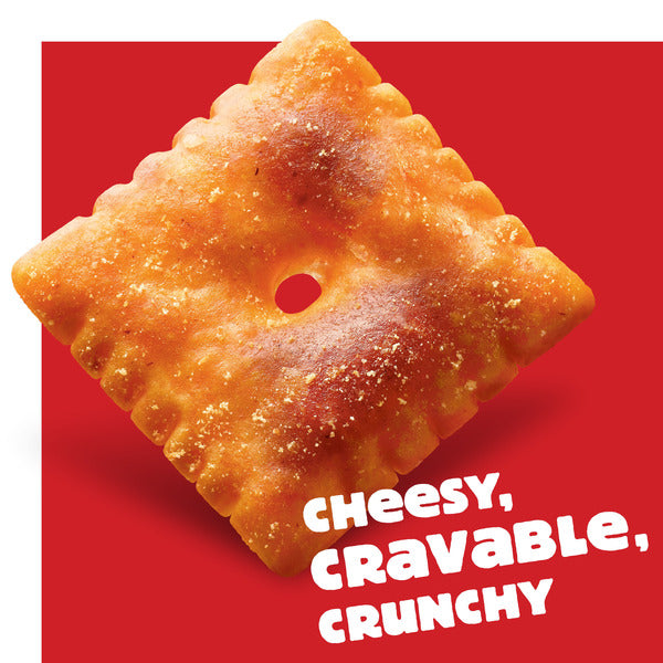 Cheez-It Extra Toasty Cheddar Jack Cheese Crackers, Baked Snack Crackers, 12.4 oz