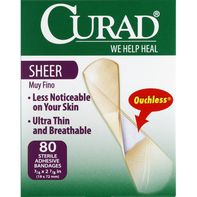 CURAD Bandages, Adhesive, Sheer️