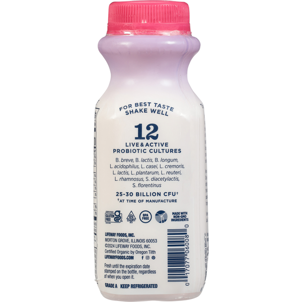 Lifeway Kefir, Organic, Lactose Free, Passionfruit Lychee