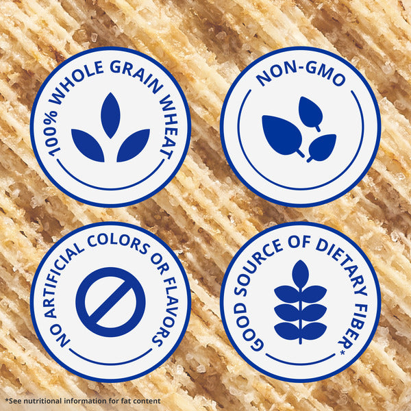 TRISCUIT Rosemary & Olive Oil Whole Grain Wheat Crackers, Lunch Snacks, Family Size 12 oz