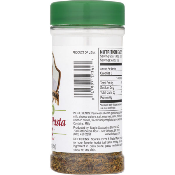 Magic Seasoning Blends Magic Seasoning Blend Chef Paul Prudhomme Herbal Pizza & Pasta Seasoning
