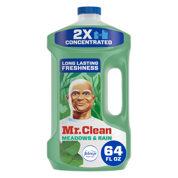 Mr. Clean 2X Concentrated Multi Surface Cleaner with Febreze Meadows & Rain Scent