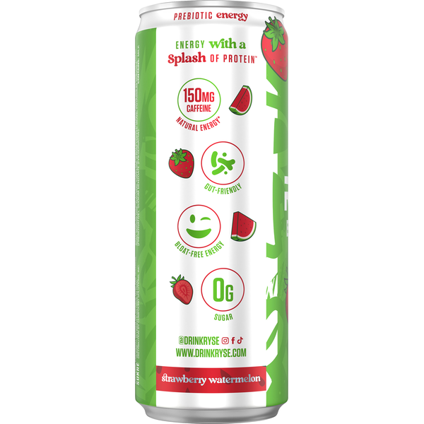 RYSE Zero Sugar Strawberry Watermelon Energy Drink
